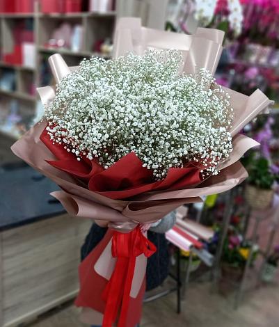 Букет цветов из: Гипсофила в Гремячево