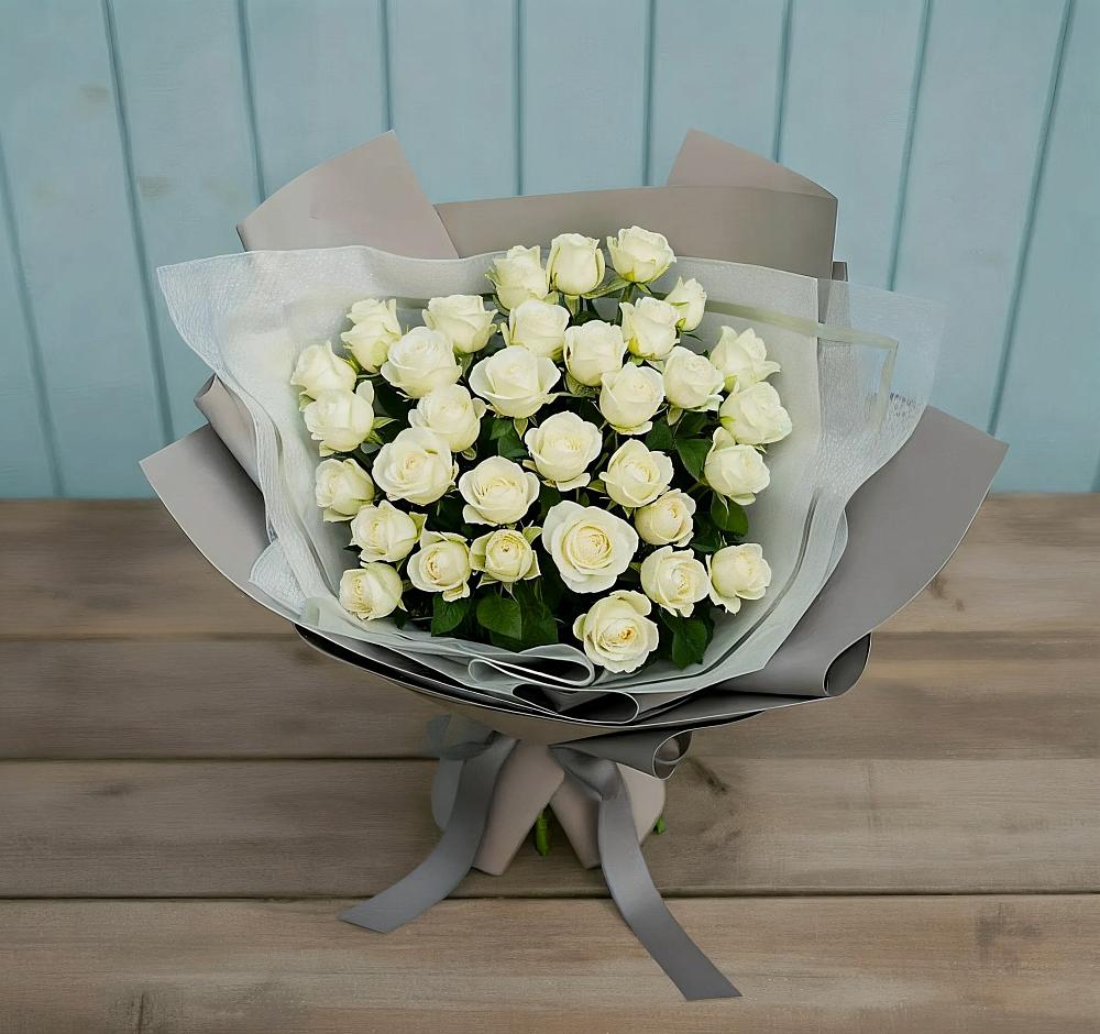 Букет Белоснежная нежность в Гремячево