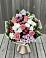 Букет цветов из: Альстромерии, Гвоздики, Розы и Хризантемы в Гремячево
