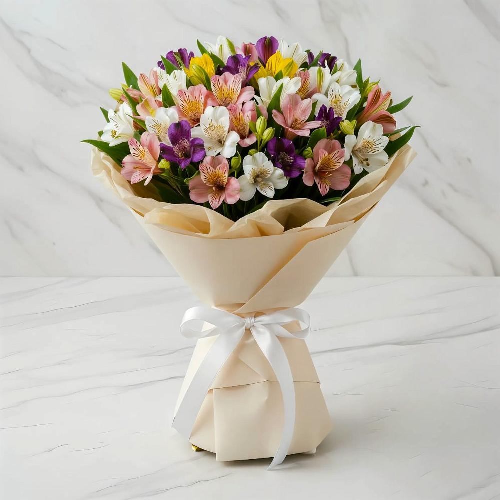 Букет цветов из: Альстромерии в Гремячево