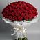 Букет 101 Красная роза Блэк Мэджик в Гремячево