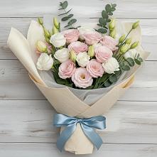 Букет цветов из:  Лизиантусы в Гремячево