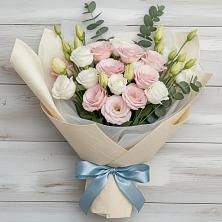 Букет цветов из:  Лизиантусы в Гремячево