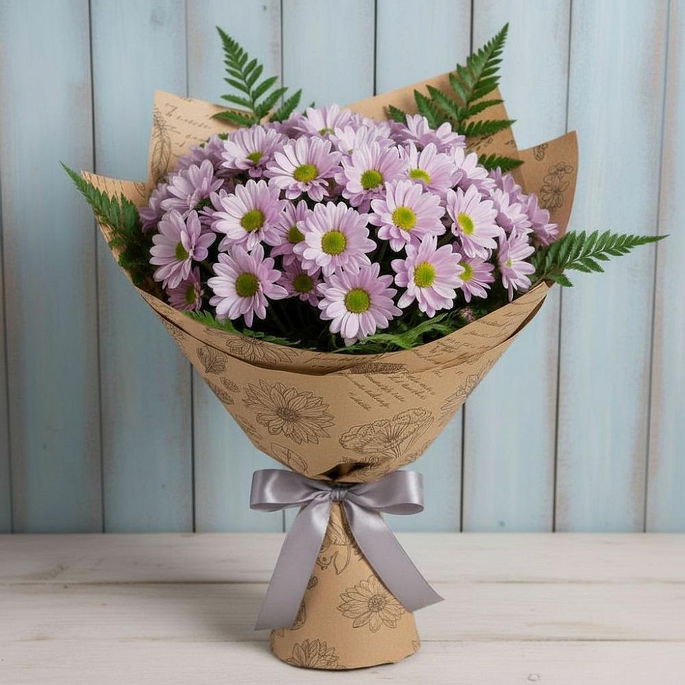 Букет цветов из: Хризантемы в Гремячево