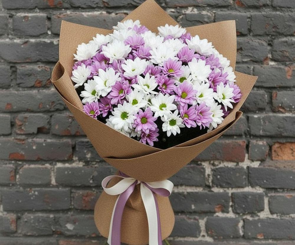 Букет цветов из: Хризантемы в Гремячево