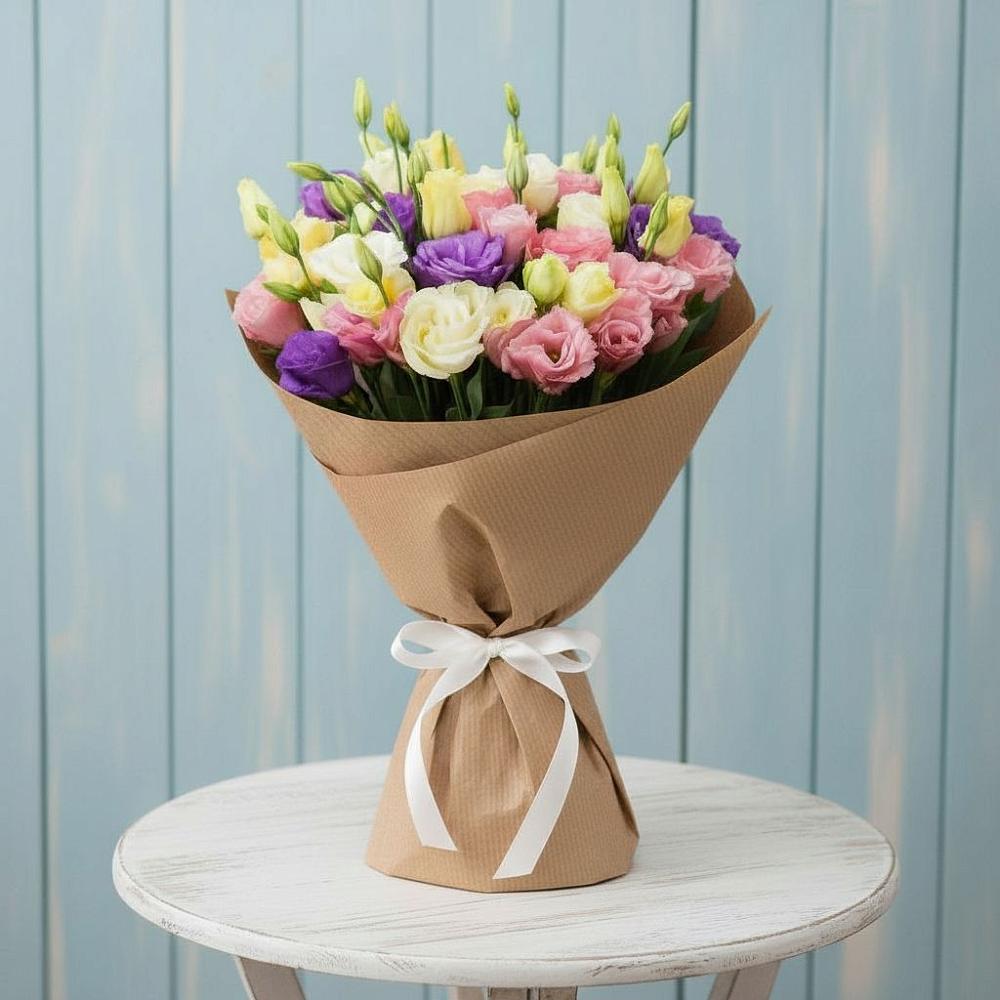 Букет цветов из: Лизиантусы в Гремячево