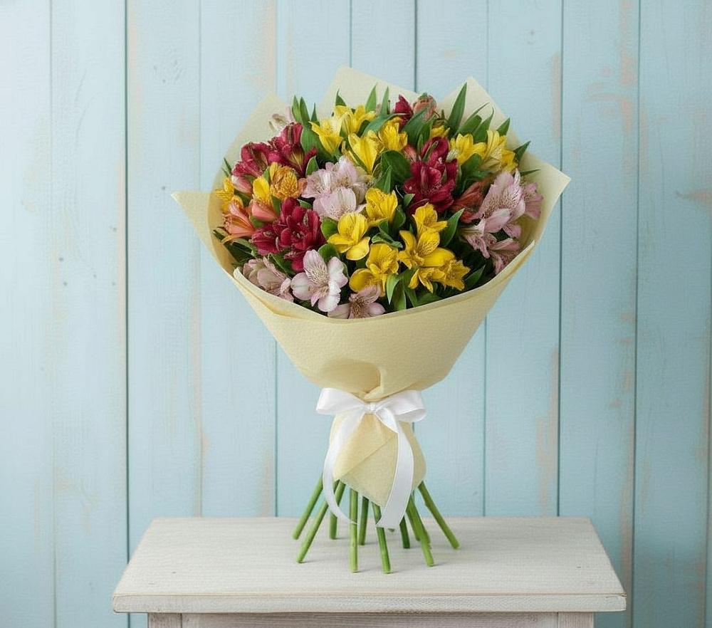 Букет цветов из: Альстромерии в Гремячево