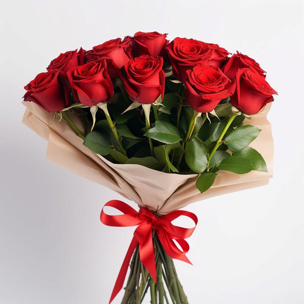 Букет 11 Красных роз Эдлесс Лав в Гремячево