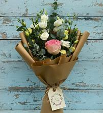 Букет цветов из:  Розы и Лизиантусы #REPLACE_PRED# Гремячево