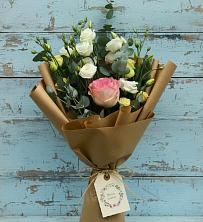 Букет цветов из:  Розы и Лизиантусы в Гремячево
